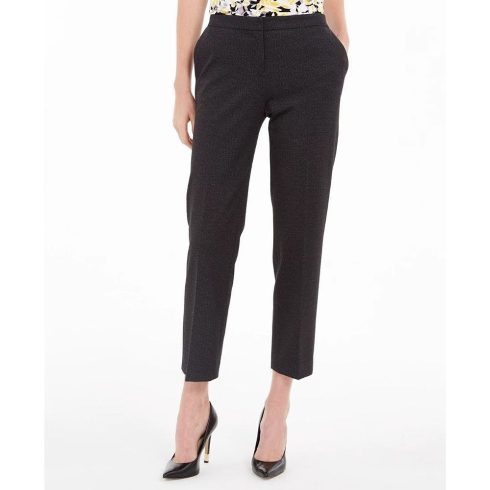 Kasper Women's Elastic-Back Dress Pants Charcoal Size 12